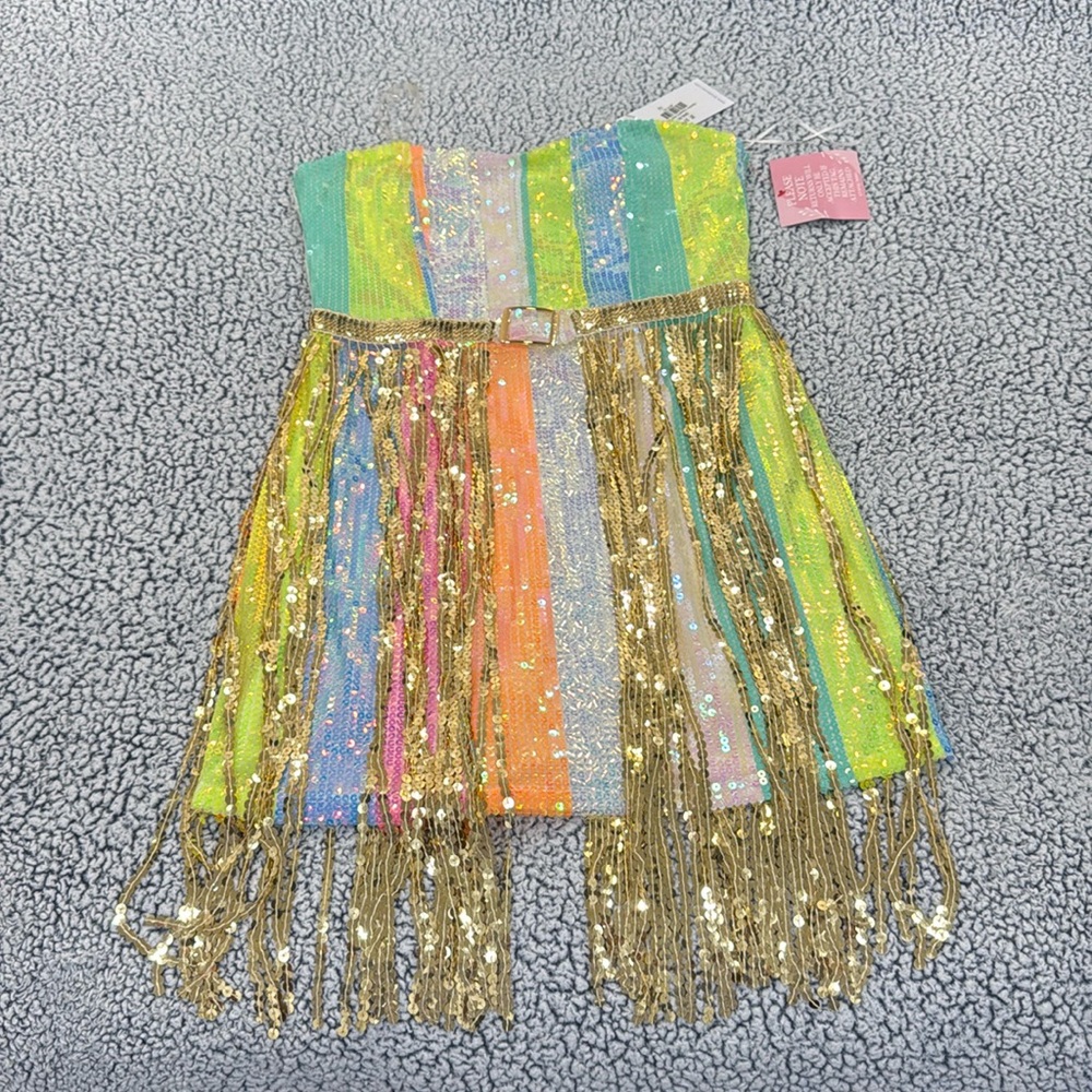 blueb. COLLECTION, Rainbow/Hudgens Dress, Size M, NEW